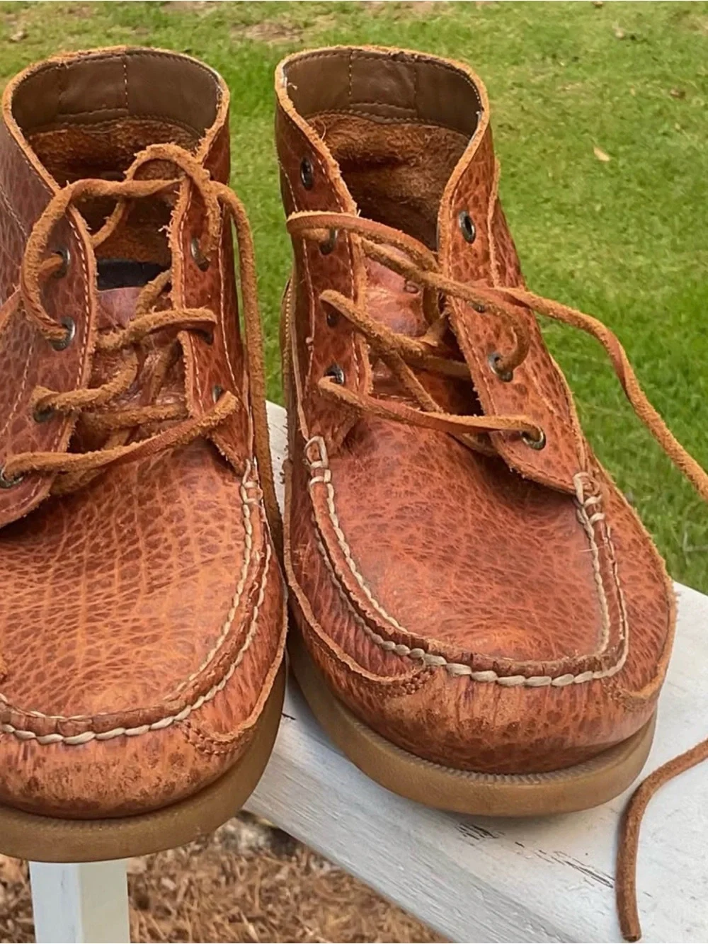 Sperry Chestnut Brown Leather Chukka Boots